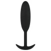 Easytoys Heavy Fulfiller 54g análny vibrátor malý čierny