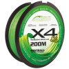 Spletaná Šnúra Mistrall Shiro Braided Line X4 200m 0,17mm/15,1kg