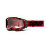 MX Okuliare 100% RACECRAFT 2 Red - Clear lens