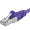 Premiumcord sp6asftp030V Patch, CAT6a S-FTP, RJ45-RJ45, AWG 26/7, 3m, fialový (sp6asftp030V)