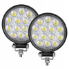 2X 42W PRACOVNÁ LAMPA Auto LED rozptýlené svetlo traktor 12V 24V