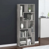 zahrada-XL Knižnica sivý dub sonoma 67x24x161 cm spracované drevo 815502