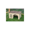 Kerbl domček pre králiky z prírodného dreva 42 x 34,5 x 27 cm
