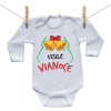 Boodyy Body s dlhým rukávom Veselé Vianoce 68 (3-6 mesiacov)