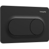 HANSGROHE iFrame Original S splachovacie tlačidlo pre splachovanie dual flush, matná čierna, 66002670