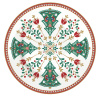 Vianočný porcelánový tanier EASY LIFE CHRISTMAS FOLK 19 cm