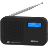 Rádio batérie DAB+, FM Sencor SRD 7200 B (SRD 7200 B)