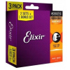 Struny na akustickú gitaru Elixir 16544 (ELIXIR 16544 CUSTOM SVETLY FOSFOR BRONZ 3X11-52 NW 3-BALENIE STRUNY 16027)