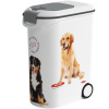 CURVER Zásobník a kontajner na krmivo pre psov, tesniaci s kolieskom, XXL (54l, 20kg krmiva)