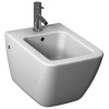 Jika Cubito Pure - Závesný WC bidet, otvor na batériu, s bočnými otvormi, Jika Perla, biela H8304211003041