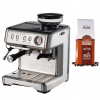 Pákový kávovar na espresso Ariete 1313/10 1600 W strieborný/sivý s mlynčekom