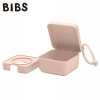 BIBS PACIFIER BOX 2v1 Puzdro a nádoba na sterilizáciu cumlíkov Blush