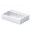 Duravit Vero Air Umývadlo, 60x40 cm, bez prepadu, bez otvoru na batériu, WonderGliss, biela 23686000701