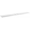 SAPHO ABELINE polica rockstone 1000mm, 2x otvor, biela mat AB102-0101