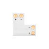 Spojka rohová pre led pásy 10mm - 2 pin