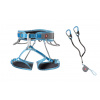 Ocún VIA FERRATA TWIST TECH ECO CAPTUR LITE SWIVEL SET Barva: Grey / Blue, Velikost: XS-M