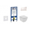 Geberit Duofix Set predstenovej inštalácie, klozetu a dosky Ideal Standard Tesi, tlačidla Sigma30, Rimless, SoftClose, biela/chróm 111.300.00.5 NE5