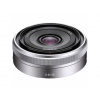 SONY SEL16F28 E 16mm F2.8 strieborný (bajonet E, APS-C)
