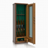 Metalk Luxusná skriňa na osem zbraní Gabbiano, wood line