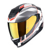 Prilba Scorpion EXO-520 Evo Air LENA Matt White Silver Red Veľkosť: L (59-60 cm)