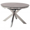 Livetastic JEDÁLENSKÝ STÔL, antracitová, farba ušľachtilej ocele, 120/120/76 cm - Stoly - 000196084002