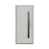 Vchodové dvere Maia drevené 100x200 cm P biele