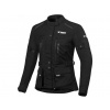 TXR Dámska bunda na motorku Visper čierna XS (Dámska moto bunda s reflexnými prvkami, materiál Polyester Textech 600D, vyberateľné homologované chrániče lakťov a ramien.)