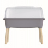 Sadbovač Prosperplast RESPANA PLANTER WOOD HIGH SET sadbovač 78 cm sivý kameň
