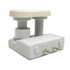 LNB monoblock TWIN 4,3° Silver Sky