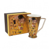 HOME ELEMENTS Porcelánový hrnček Bozk zlatý 500 ml
