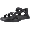 Skechers Sandále SLIP-INS GO WALK FLEX Čierna