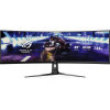 Asus XG49VQ herný monitor 124.5 cm (49 palca) En.trieda 2021 G (A - G) 3840 x 1080 Pixel DFHD 4 ms HDMI ™, DisplayPort, USB, zásuvka slúchadiel VA LED; 90LM04H0-B01170
