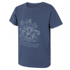Husky Dětské bavlněné triko Tee Mushroom K blue (Velikost: 134)