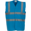 Yoko | HVW100 Hi-Vis bezpečnostná vesta_79.W100 Farba: sapphire, Veľkosť: 3XL