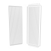 Lamelová stena na mieru - Biela 30x60mm Šírka lamelovej steny (max. 2750 mm): 1150 mm