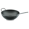 Panvica WOK 30 cm – modrá oceľ