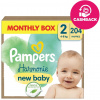 PAMPERS Plienky jednorázové Harmonie Baby veľ. 2, 204 ks, 4kg-8kg 8700216251259