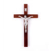 Kríž: s korpusom - hnedý, 14 cm - C02.14.02