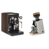 Biepi Sara PID, black/wood + Eureka Mignon Single Dose, White & Oak