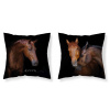 DETEXPOL Obliečka na vankúšik Koně Live micro Polyester, 40/40 cm