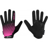 FORCE MTB ANGLE letné rukavice, ružovo-čierne veľkosť L 905723-L