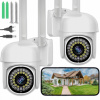 IP KAMERA WIFI SMART VONKAJŠIA ROTAČNÁ FULLHD 1080p DETEKCIA ZOOM 2MPX
