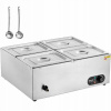 VEVOR Podgrzewacz Do Potraw 4x8QT 1500W Bufet Ze Stali Nierdzewnej