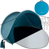 Trizand 21267 samorozkladací plážový stan 200 × 120 × 110 cm modrý 48462