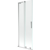 Mexen Velar L, 2-krídlová posuvná vaňová zástena 70 x 150 cm, 8mm číre sklo, chrómový profil, 896-070-003-01-01