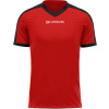 Futbalový dres Givova Revolution Interlock červeno čierna MAC04 1210 Veľkosť: XL