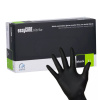 Starnails Nitrilové rukavice bez latexu, čierne (L) - 50 párov
