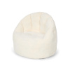 Little Dutch Kreslo detské plyšové Soft White