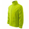 MALFINI Pánska fleecová mikina JACKET Farba: Limetková, Veľkosť: XL