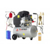 Tagred AKCIOVÝ SET SETTA300NM, Olejový kompresor 24 l, 230 V s príslušenstvom | 2500W